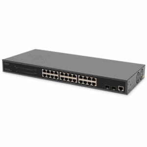 DIGITUS Switch 24 Port L2 Managed Gigabit Ethernet PoE (DN-95359) (DN-95359)