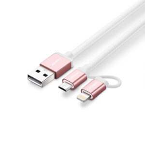 NNEDSZ Micro-USB to USB Cable with Lightning Adapter 1M (30470)