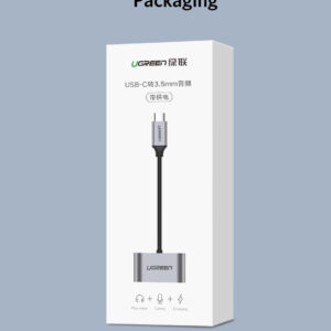 NNEDSZ TypeC to 3.5mm Audio  TypeC Female Adapter Aluminium (50596)